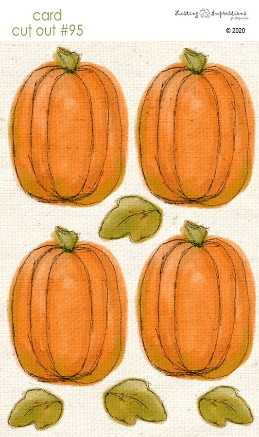 CCO95 - Card Cut Out #95 Pumpkins