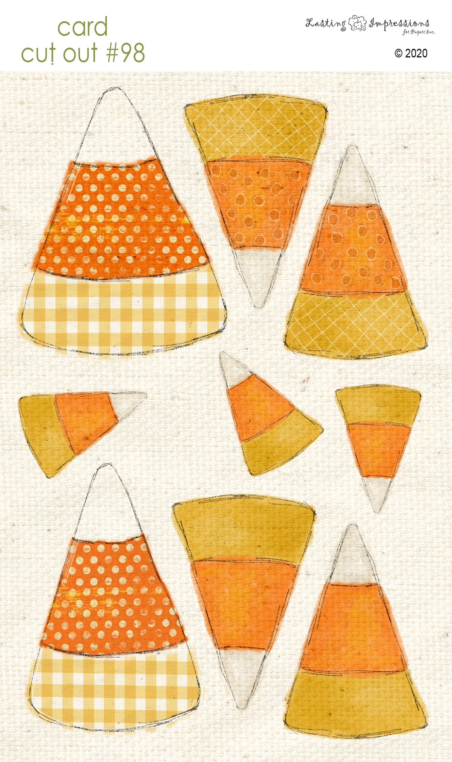 CCO98 - Card Cut Out #98 Candy Corn