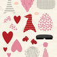 CCO24 - Card Cut Out #24 - Valentine Gnomes - Pink Cosmos