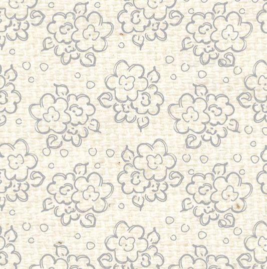 CSDF8   Cobblestone Doodle Flowers Paper  8 1/2 x 11