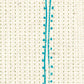 Doodled Stripes Blue Bird
