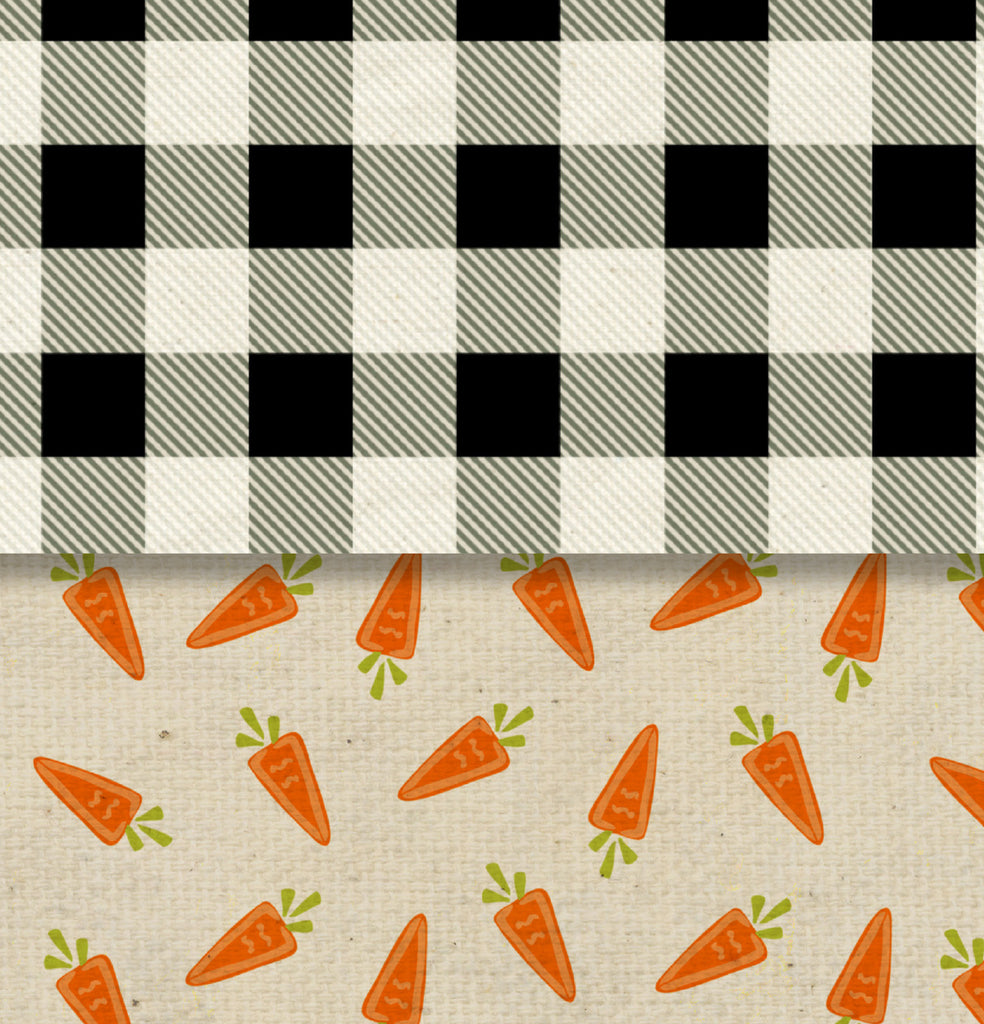 ******** Buffalo Plaid & Bunches of Carrots