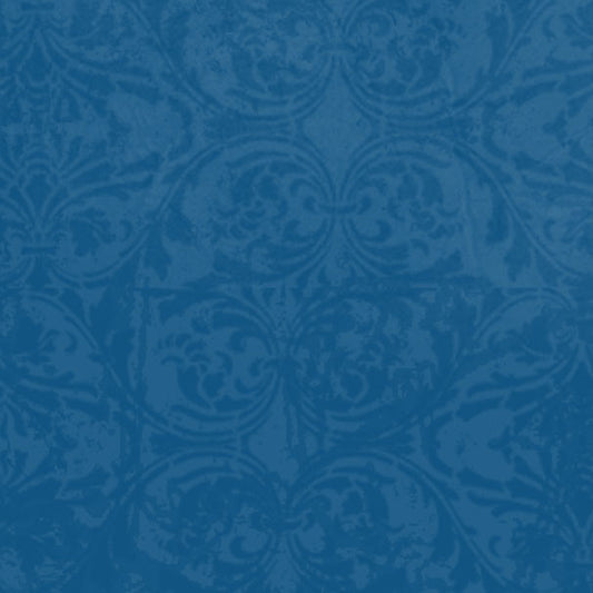 DBDM8 - Dungaree Blue Damask 8 1/2 x 11 - One Sheet