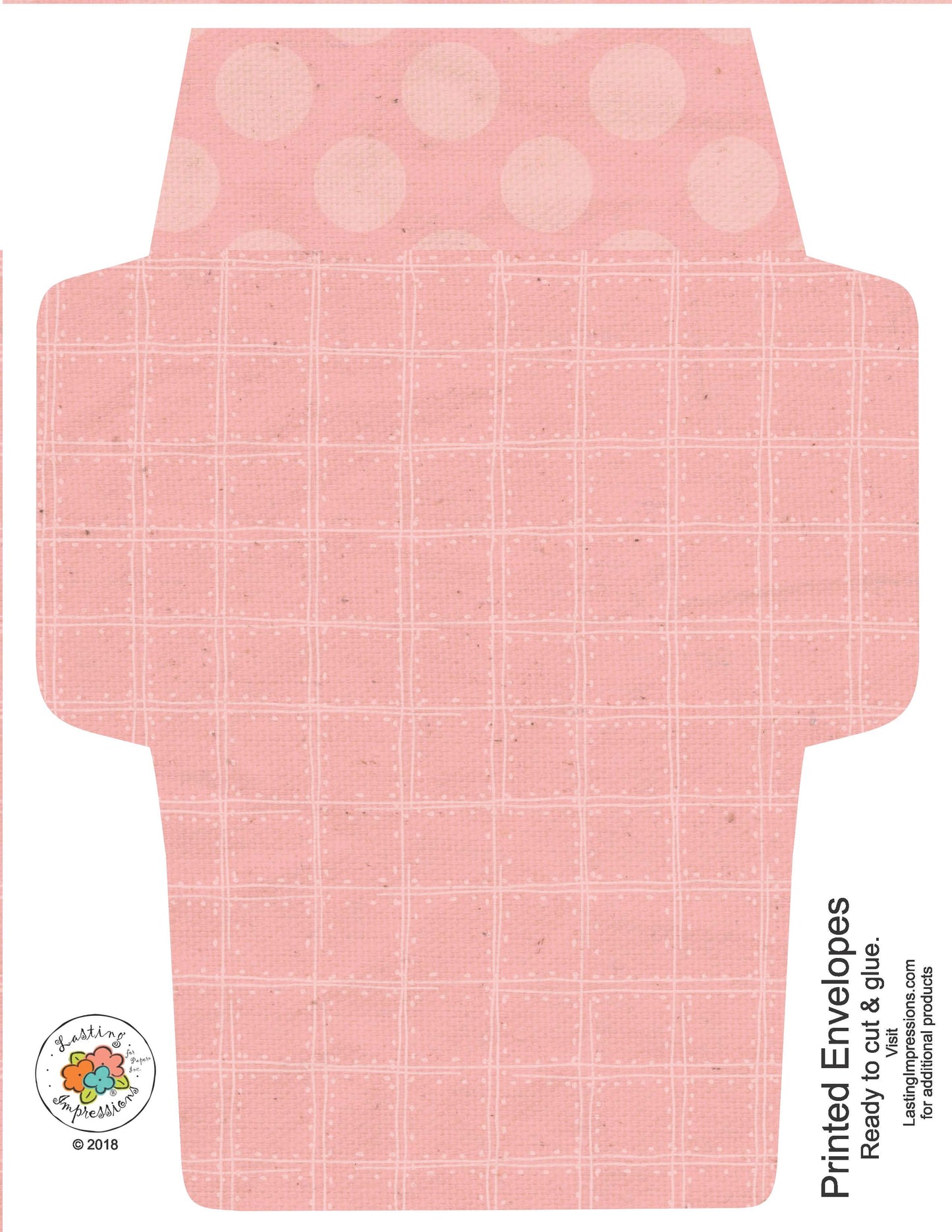 A2 Envelopes DIY Pink Geranium Reversible
