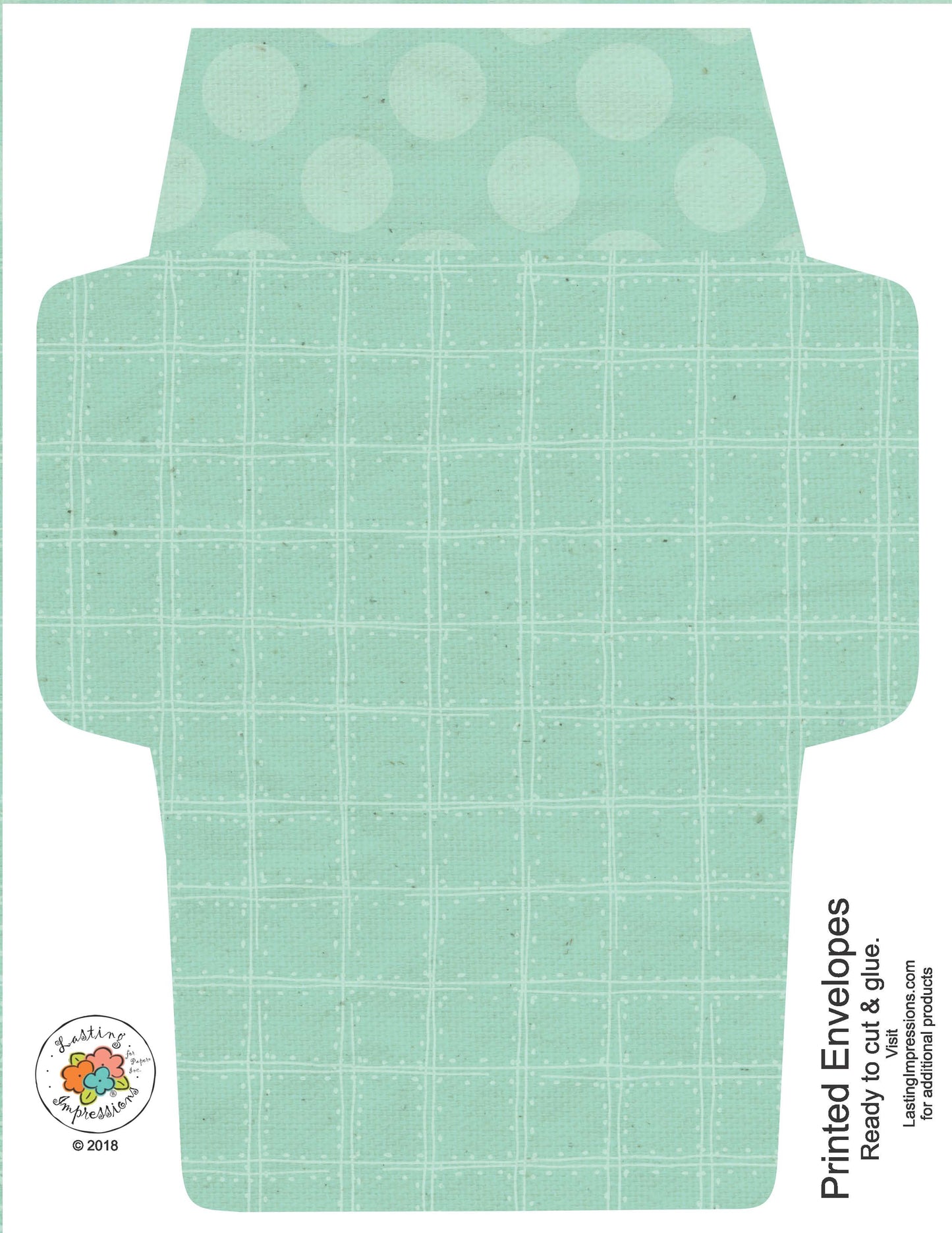 A2 Envelopes DIY Sea Foam Reversible