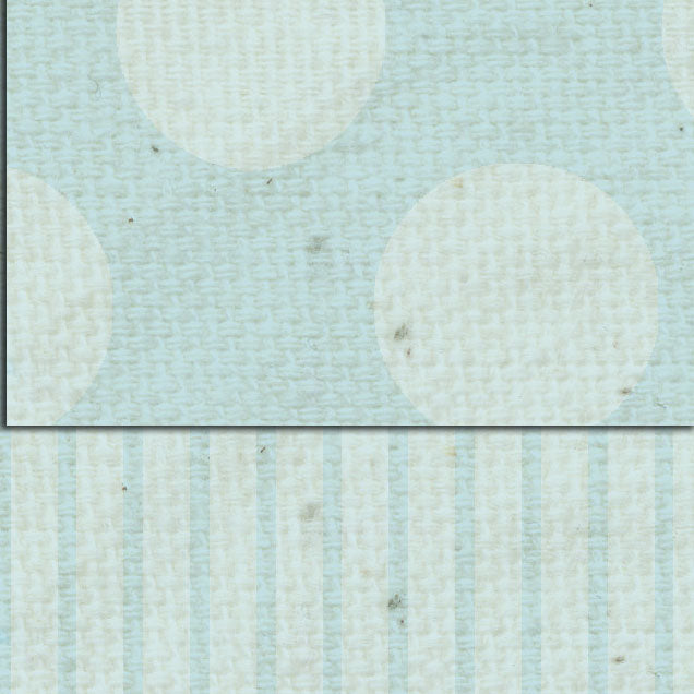 DSFBDS French Blue Dots & Stripes Double Sided Cardstock