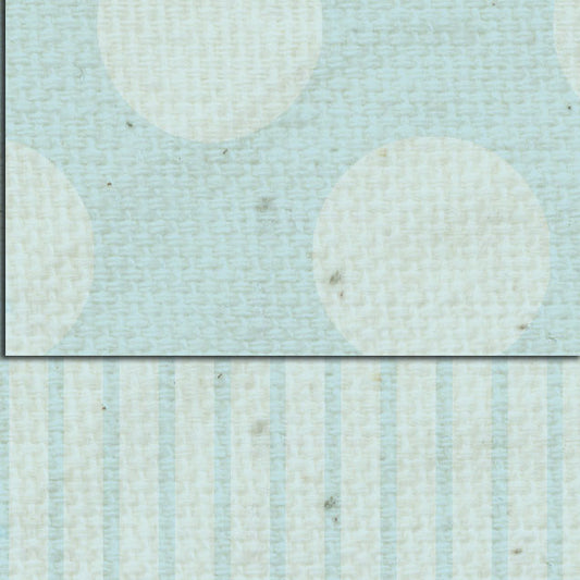 DSFBDS French Blue Dots & Stripes Double Sided Cardstock