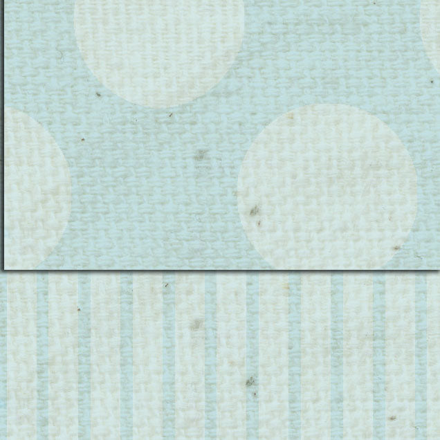 *DSFBDS French Blue Dots & Stripes Double Sided Cardstock
