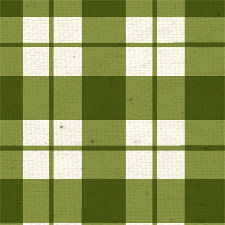 GMG - Garden Moss Plaid 8 1/2 x 11 - One Sheet