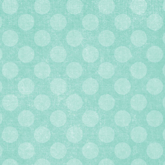 GBACD8 - Gentle Breeze Aqua Chalky Dots 8 1/2 x 11 - One Sheet