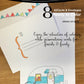 Happy Glamper - Cards & Envelopes for Coloring