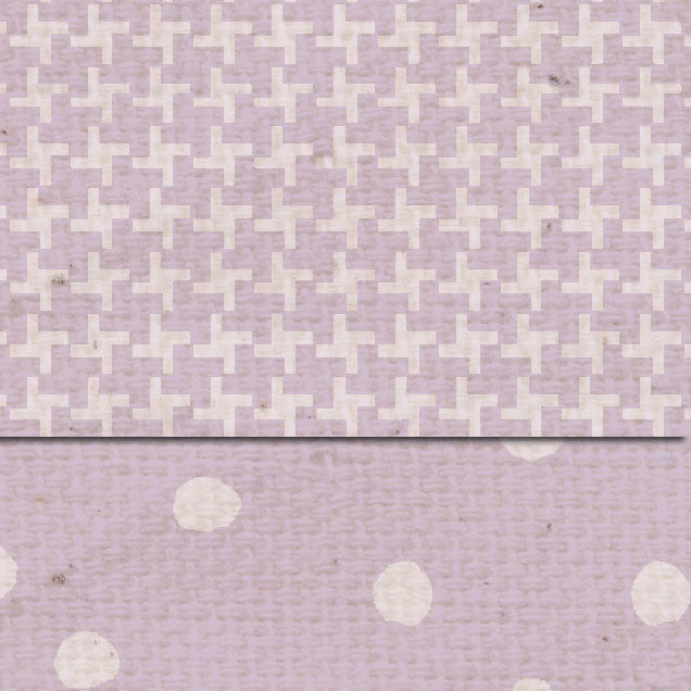 DSVLMT Vintage Lilac Martha Dots & Tweed Double Sided Cardstock