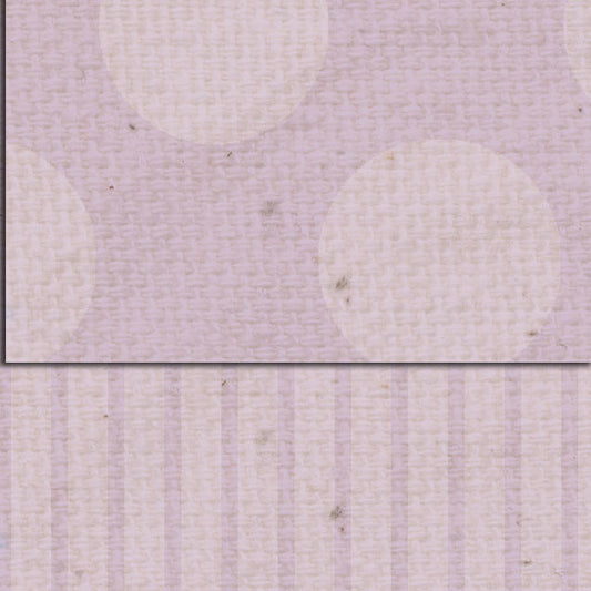 DSVLDS Vintage Lilac Dots & Stripes Double Sided Cardstock