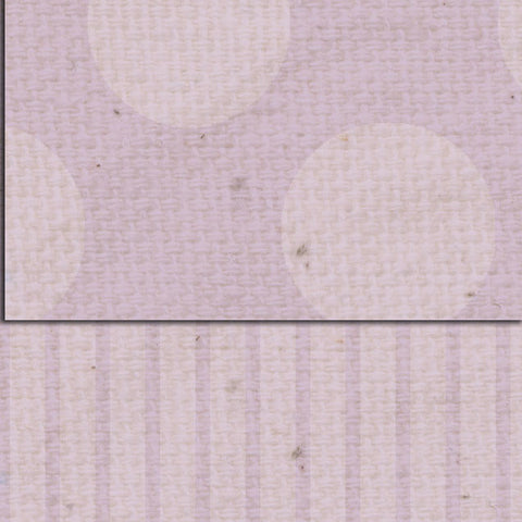 *DSVLDS Vintage Lilac Dots & Stripes Double Sided Cardstock