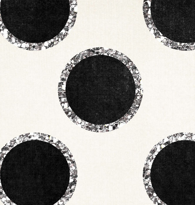 SH - Natural w/Black Sparkle  Dots 8 1/2 x 11