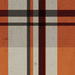 OYH - Orange & Gray Plaid Canvas 8 1/2 x 11