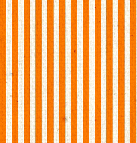 *OYH - Natural Canvas w/Orange Stripes 8 1/2 x 11