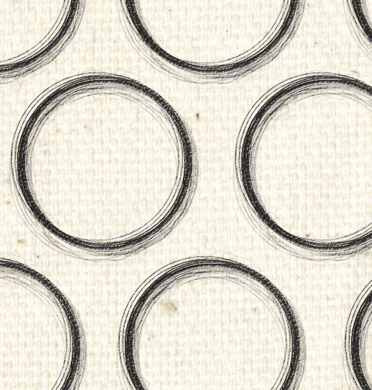 SH - Natural Canvas w/Lg Black Circles 8 1/2 x 11