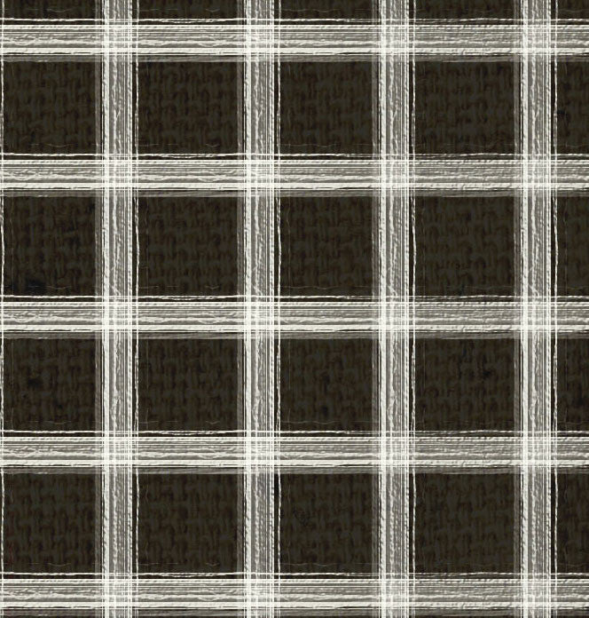 SH - Black Canvas w/Natural Plaid 8 1/2 x 11