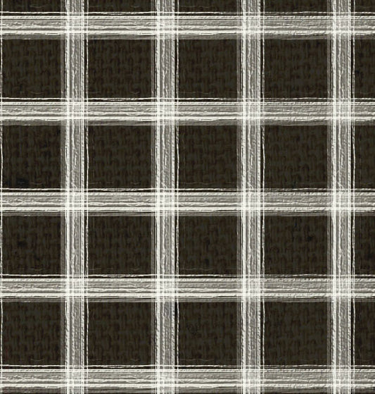SH - Black Canvas w/Natural Plaid 8 1/2 x 11