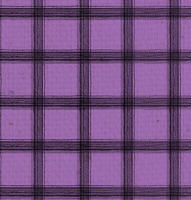 SH - Purple Canvas w/Black Plaid 8 1/2 x 11