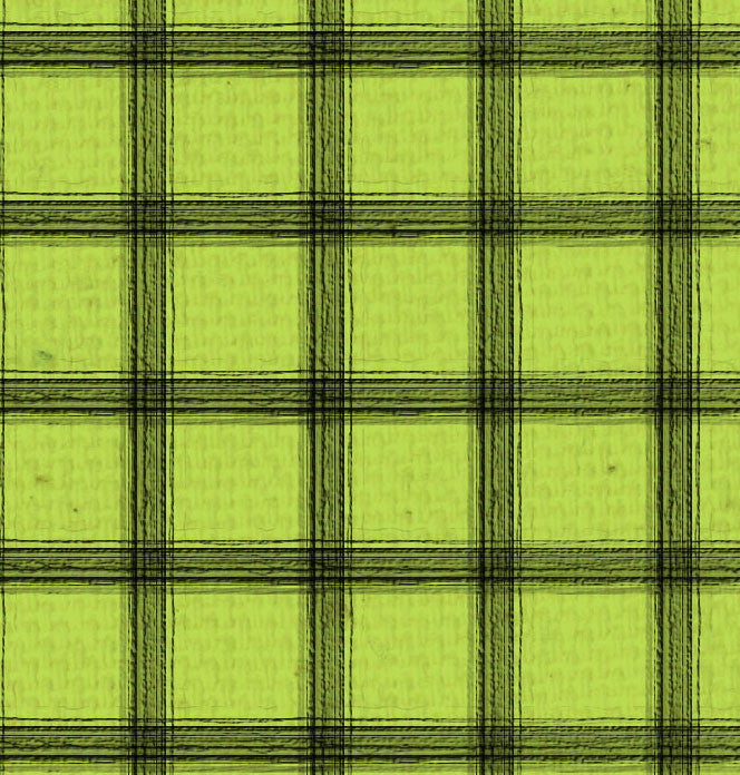 SH - Green Canvas w/Black Plaid 8 1/2 x 11