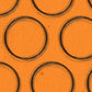 OYH - Orange Canvas w/Black Circles 8 1/2 x 11