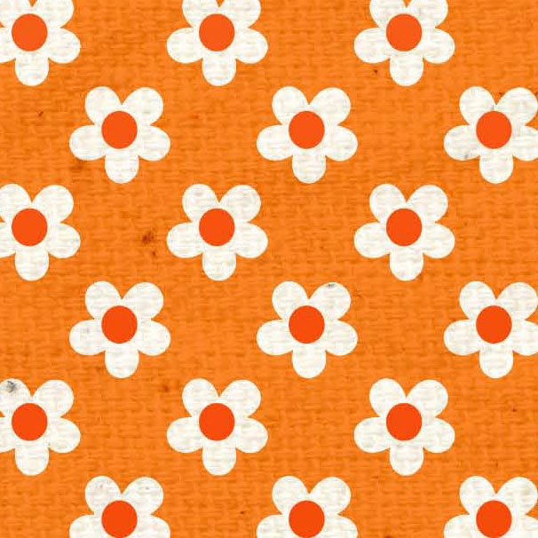 *HSOPBB - Orange Poppy Baby Blooms Paper  8 1/2 x 11