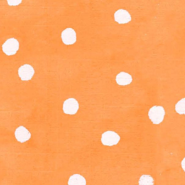 *HSOPWCD - Orange Poppy Watercolor Dots Paper  8 1/2 x 11