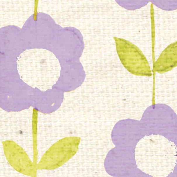 *HSVLWCB - Vintage Lilac Watercolor Blooms Paper  8 1/2 x 11
