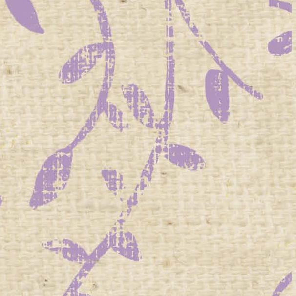*HSVLSV - Vintage Lilac Stenciled Vines Paper  8 1/2 x 11
