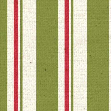 HB - Holly Berry Stripes 8 1/2 x 11 - One Sheet