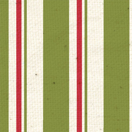 *HB - Holly Berry Stripes 8 1/2 x 11 - One Sheet