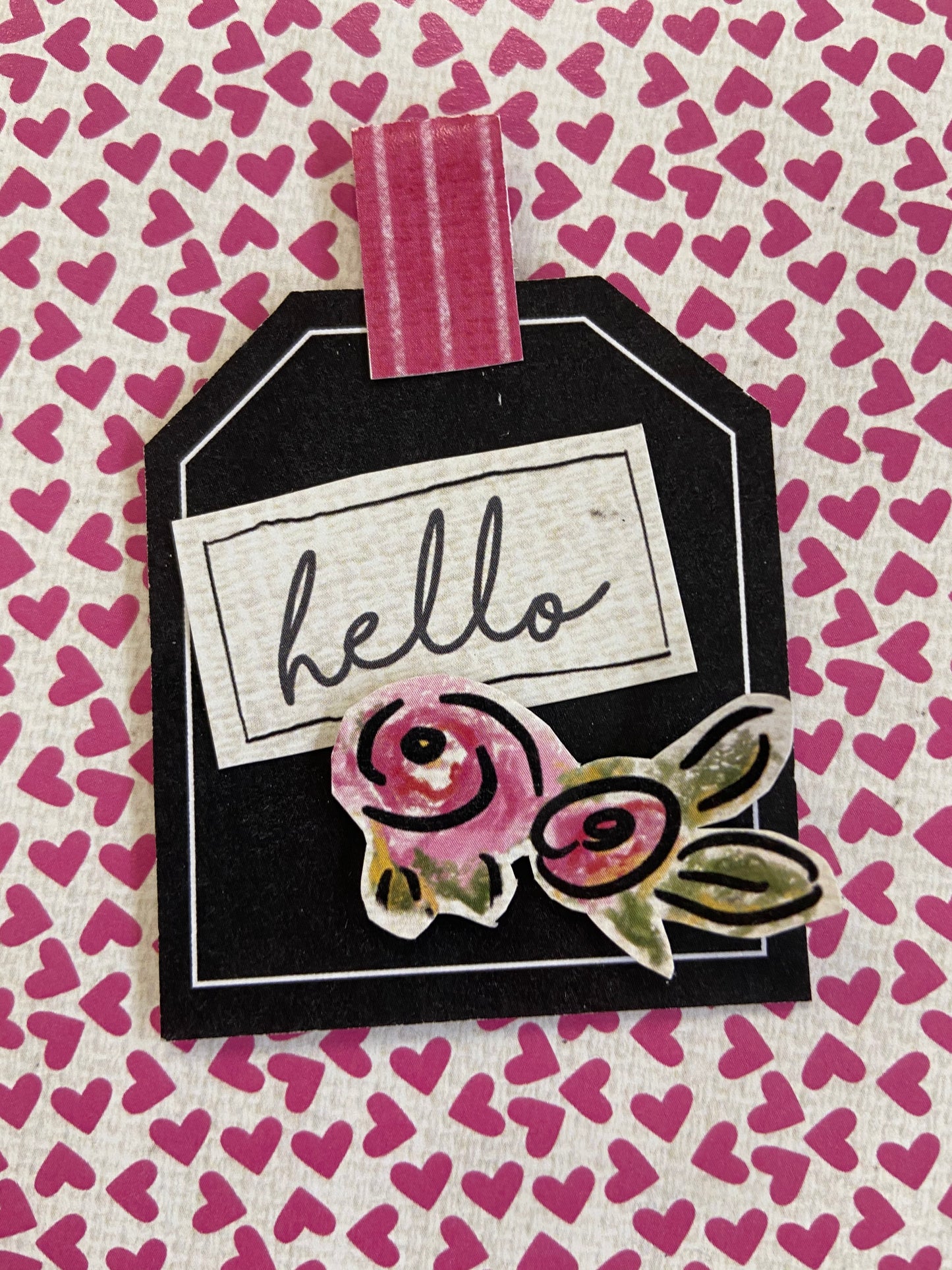 CCO22- Card Cut Out #22 - Rose Doodles