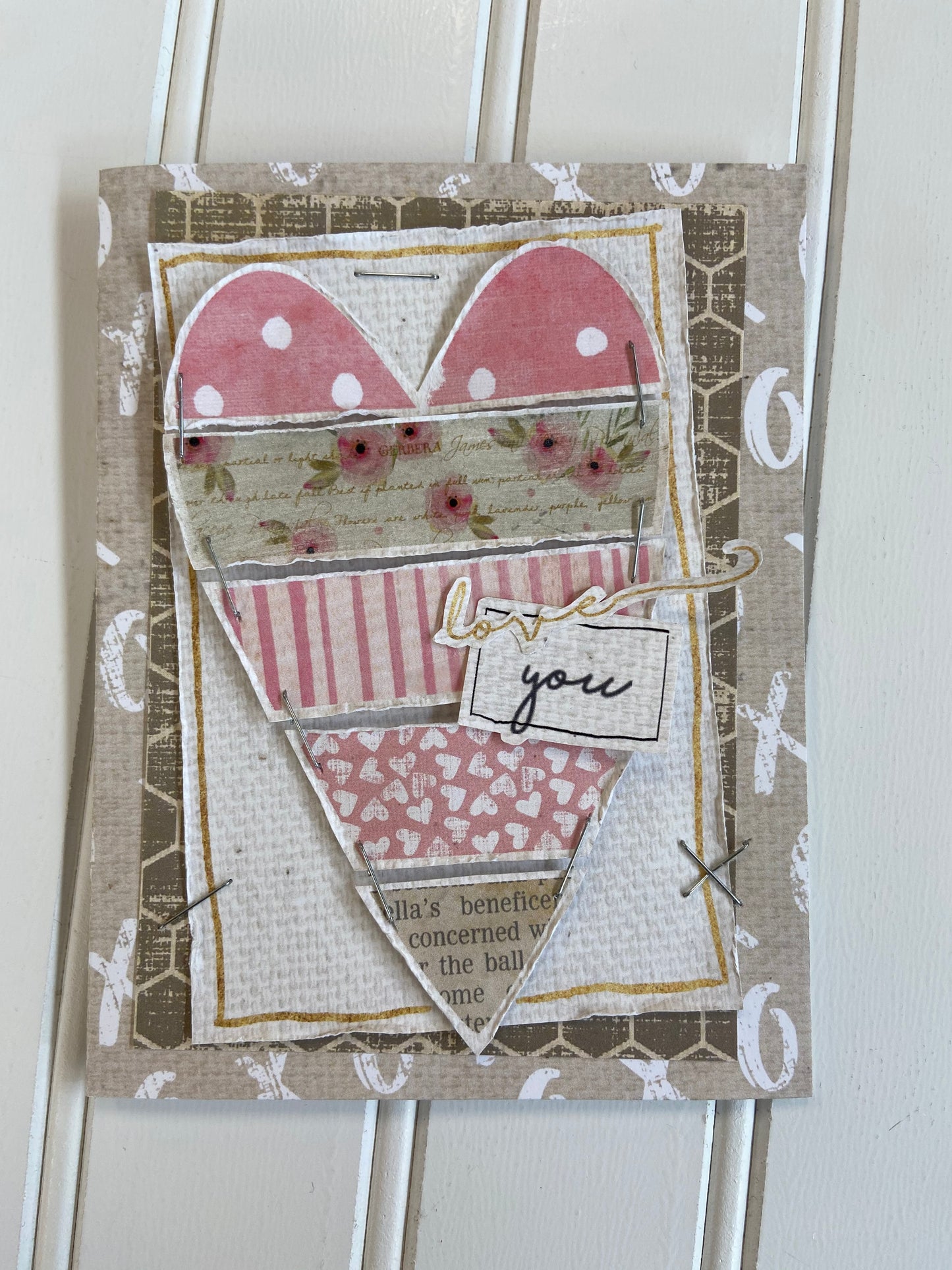 CCO25 - Card Cut Out #25 - Sweet Pink Heart Piecing