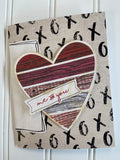 ****CCO26 - Card Cut Out #26 - Rustic Heart Piecing