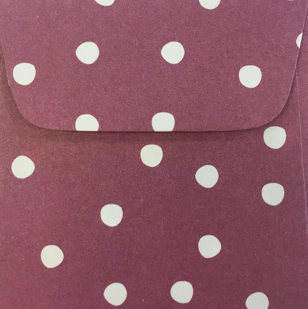 Berry Dots Doodle Tag Envelope - Set of 4