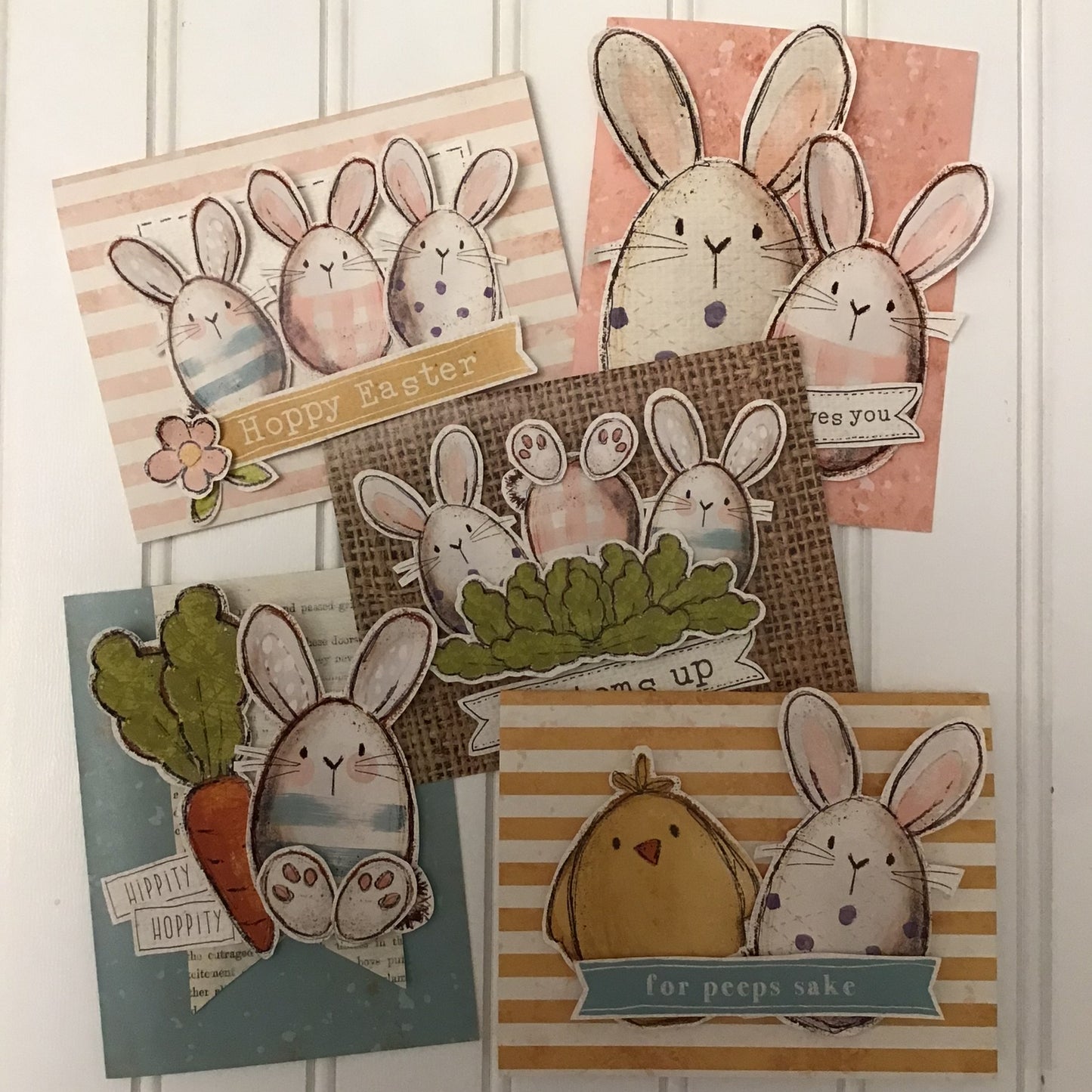 For Peeps Sake - Easter Card Kit, Makes 2 each of 5 cards