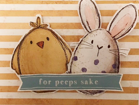 For Peeps Sake - Easter Card Kit, Makes 2 each of 5 cards