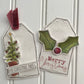 Merry Christmas Card & Tag Kit  - Create 2 of each