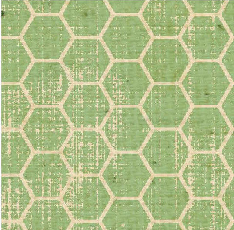*BABHCLGL - Honeycomb Leafy Green Light Paper  8 1/2 x 11