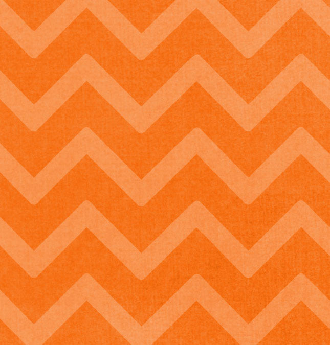 *KUCH81 Kumquat Chevron 8 1/2 x 11 - One Sheet