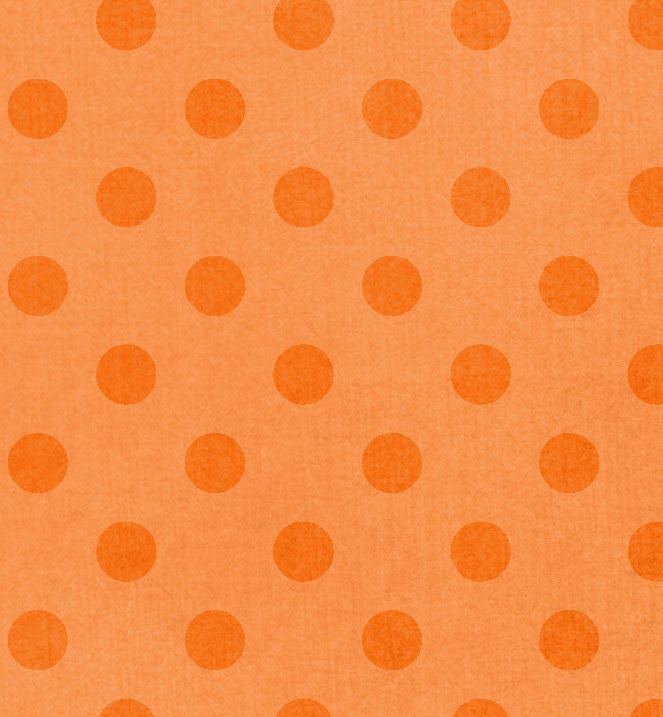 KUDO81 Kumquat Dotty Dots 8 1/2 x 11 - One Sheet