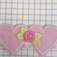 L1037 - Double Heart with Rose