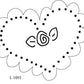L1091 - Scalloped Heart with Flower