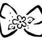 L527  - Bow with Flower