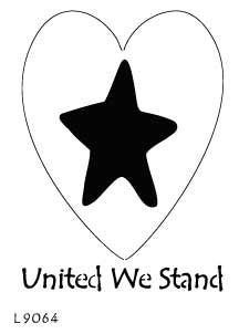 L9064  - United We Stand Heart