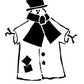 L9081 - Snowman with Long Coat