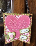 L9270 - Heart with Roses and Dots