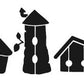 L928 - Row of Birdhouses